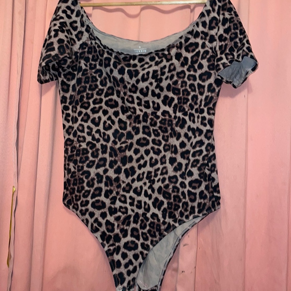 Cheetah print bodysuit